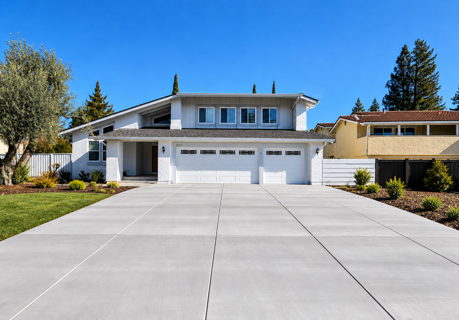 Recent Kodiak concrete driveway project