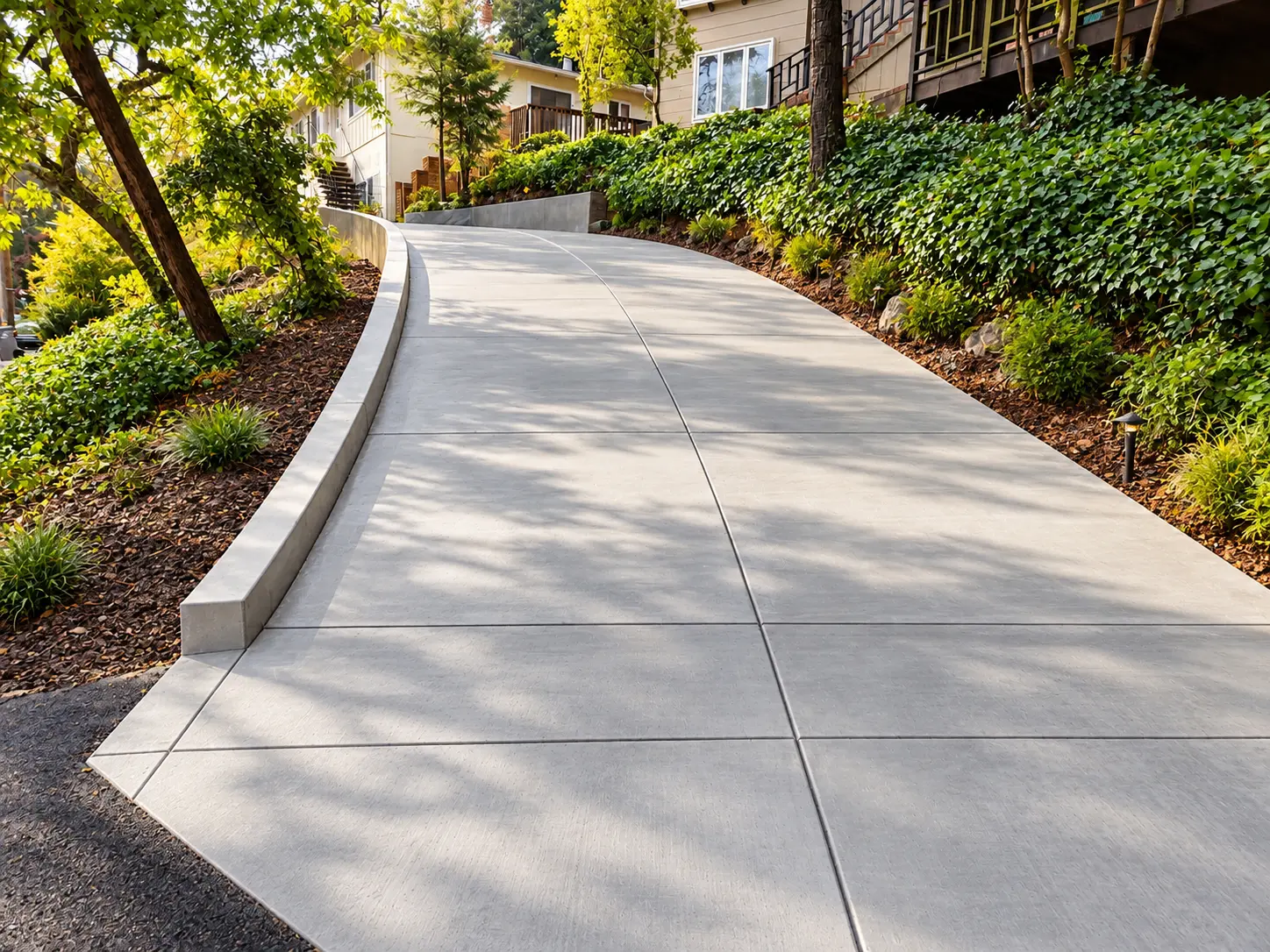 Recent Kodiak concrete driveway project